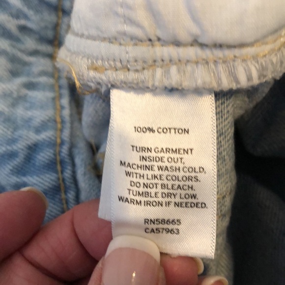 BP button fly extra high rise mom jeans sz28 - Picture 10 of 10